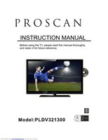 Proscan PLDV321300 TV/DVD Combo Operating Manual